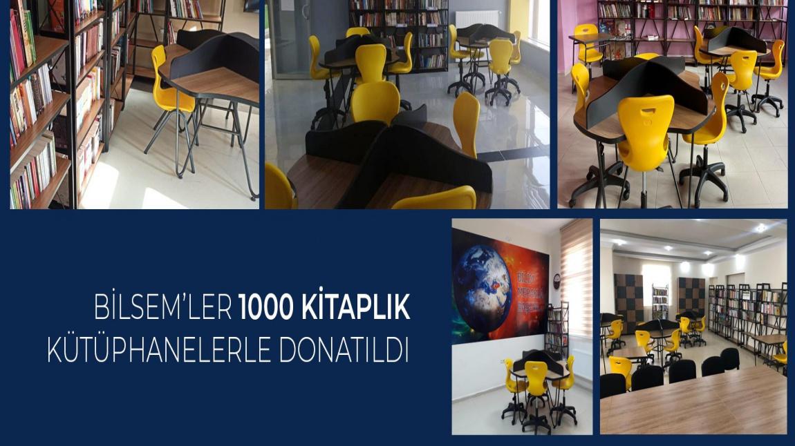 bilsem ler 1000 kitaplik kutuphanelerle